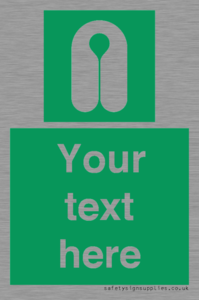 Custom sign safe condition Lifejacket